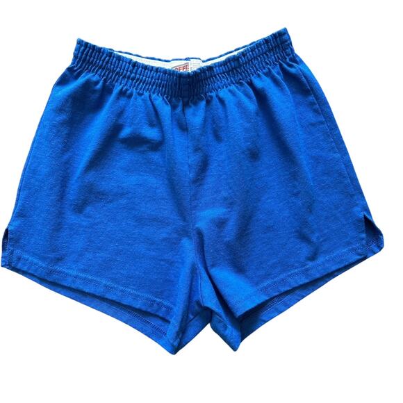 Soffe Womens Vintage Lot of 2 Small Cheerleading Dance Gym Shorts Blue Black - Picture 2 of 5
